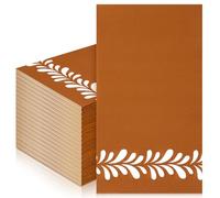 200 Pack Mexican Fiesta Napkins Cielito Lindo Party Decor Brown Hand Napkins Modern Style Disposable Paper for Cinco de Mayo Wedding Birthday Party Decorations