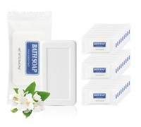 200 Pack Mini Bar Soap Bulk, 14g Individually Wrapped Hotel Soap Bars, Small Travel Size Guest Soaps for B&Bs, Holiday Lets, Gyms, Camping & Homeless Charities - Jasmine Scented