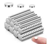 200-Pack Small Magnets for Crafts- 100pcs 3x1mm, 50pcs 4x2mm, 50pcs 5x2mm, Strong Mini Neodymium Magnets for DIY, Small Round Rare Earth Magnet-s for Whiteboards Fridge Office Home