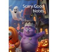 200 page Cute & Scary Halloween Notepad - Notebook for Kids, Students, and Office