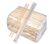 200 Pairs Disposable Bamboo Chopsticks, 24 cm Individually Wrapped Wooden Chopstick Bulk, Chinese Chopsticks with Separated Sleeves for Noodles, Sushi, Asian Food