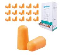 200 Pairs Soft PU Foam Bullet Earplugs, Noise Cancelling 37dB SNR, Slow Rebound, Noise Reduction, Earplugs for Sleep, Automotive, Construction, Mining