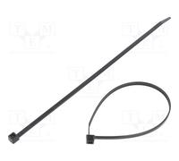 200 pcs : 111-06206 - Cable tie, L: 245mm, W: 4.6mm, polyamide, 225N, black, Øma