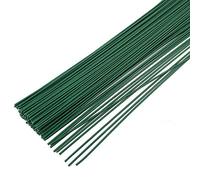 200 Pcs 16 Inch 22 Gauge Dark Green Floral Stem Wire,Flower Making Accessory Perfect for DIY Bouquet Stem Wrapping and Crafts