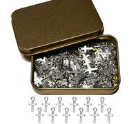 200 Pcs 16 x 8 mm Mini Cross Charm Alloy Cross Mini Pendant Beads Cross Beads, for Jewelry Making Crafting Findings Handmade Craft DIY (Silver Color)