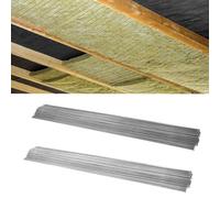 200 Pcs 24 Inch Insulated Wire Support - 1095 Carbon Steel Metal Wire for Attic & Ceiling Insulation