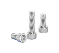 200 Pcs 304 Stainless Steel Hex Socket Screws Long Cylindrical Head Bolts M1.6