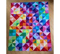 200 PCS 4" x 4" Solid Color Precut 100% Cotton Fabric Squares Fabric Bundles for Sewing & Quilting