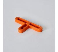 200 pcs 4mm T Shape Tile and Brick Spacer. Plastic Hollow Structure for DIY Tiles, Bricks, Paving Slabs, Patio, Wall & Floor Removable Levelling Tool