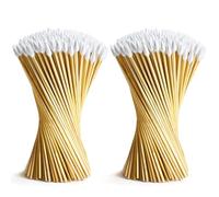 200 PCS 6" Pointed Long Cotton Swabs for Precision Gun Cleaning