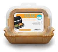 200 Pcs Air Fryer Liners Disposable Parchment Paper Grease-Proof Air Fryer Accessories Compatible with Ninja AF300UK, AF400UK, SL400UK, Cosori, Tower & Double Stack Air Fryers