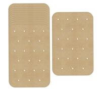 200 Pcs Air Fryer Paper Liners,Rectangle Cooking Nonstick Disposable Airfryer Liners Dual Unbleached Parchment Papers for Air Fryer and Bamboo Steaming Basket