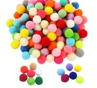 200 PCS Assorted Pom Poms for Crafts, Colorful Soft Craft Balls for DIY Art Projects, Kids Crafts, School Supplies & Decorations - Pom Poms for Crafting Creativity