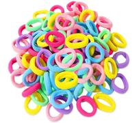 200 Pcs Baby Bobbles, Colorful Cotton Baby Hair Bobbles Baby Hair Bands Elastic Soft Toddler Hair Bobbles Mini Hair Ties Ponytail Holder for Baby Girls Kids Toddlers