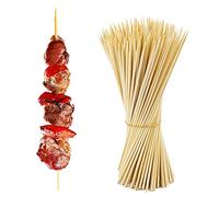 200 Pcs Bamboo Barbecue Skewers Sticks 10",25cm Bamboo Grill Skewers for BBQ, Kebab and Appetizer