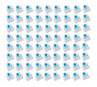 200 PCS Blue Switch Replacement 3 PIN Blue Mechanical Keyboard Dustproof Keyboard Switch, Switches Clicky Accurate Typing for Mechanical Gaming Keyboard