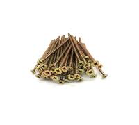 200 Pcs Box of Wood Screws 4.5mm x 70mm Double Countersunk Premium Easy Drive Woodscrews
