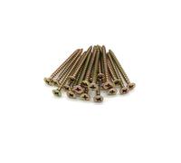 200 Pcs Box of Wood Screws 4mm x 50mm Double Countersunk Premium Easy Drive Woodscrews
