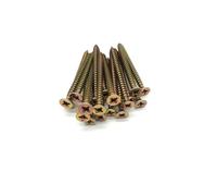 200 Pcs Box of Wood Screws 6mm x 80mm Double Countersunk Premium Easy Drive Woodscrews