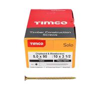 200 Pcs Box of Wood Screws Double Countersunk General Purpose (5.0 x 90)