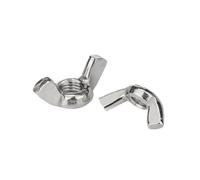 200 Pcs Butterfly Wing Nuts, 304 Stainless Steel Hand Tighten Nut For DIY Tools