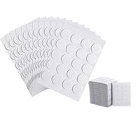 200 Pcs Candle Wick Stickers, Double-Sided Round Heat Resistance Adhesive Dots for Candle Making, 2 CM Diameter Wax Wick Placement Pads, Strong Adhesion & Heat Resistance White Stickers by ZHjuju