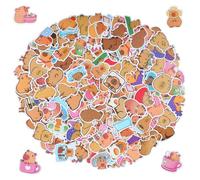 200 Pcs Capybara Stickers Bulk Pack | Waterproof Kawaii Animal Stickers for Planners, Journals & DIY Crafts | Cute Birthday Party Decorations, Gifts for Adults Teens
