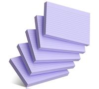 200 Pcs card Purple Index: College Ruled Flash & Study To-Do List Note for School, College, Office and Home Organization