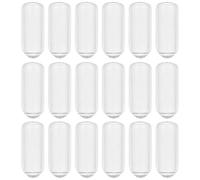 200 Pcs Clear Headband End Protectors - 4mm Inner Diameter Rubber Caps for DIY Hairband Making | Soft Silicone End Covers for 6mm Wide Headbands, Anti-Scratch Tips & Comfort Pads - Transparent