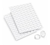 200 Pcs Clear Silicone Bumper Pads, 6x2mm Self-Adhesive Buffer Dots Shock-Absorbing Door Stops Slamming Soft Close Cushion Pad Stick On Furniture Wall Protector Pads for Cupboard Drawers Glass Tables