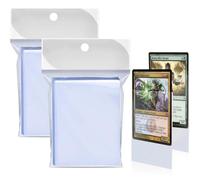 200 Pcs Clear Sleeves, Standard Size, Anti-Scratch & Water-Resistant Trading Card Protector Fit for MTG, Football, Sports, Game Cards (200)