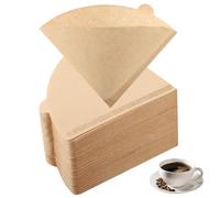 200 PCS Coffee Filter Papers, Size 02 Disposable Unbleached Cone Filter Paper for Pour Over and Drip Coffee Maker (1-4 Cups)