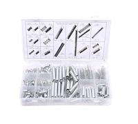 200 Pcs Compression Springs and Tension Springs Assortment Kit, Assorted Extension Springs, Extended ompressed Spring Assortment Set, Coil Springs Spiral Springs Kit (20 Size）