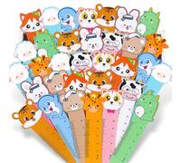 200 PCS Cute Animal Bookmarks for Kids with 10 Different Kawaii Animal Patterns Ruler Style Bookmarks Bulk Page Markers for Women Kids Students Book Lovers Gift School Home Office Supplies