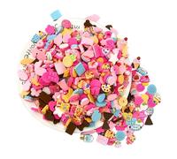 200 Pcs Cute Candy Resin Ornaments Flatback Fruits Donut Resin Decoration for DIY Crafts Scrapbooking Making Supplies