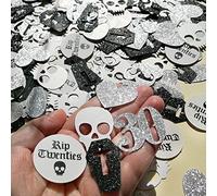 200 pcs Death to My 20s Confetti Death to My 20s Decorations Funeral for My Youth 30th Birthday Party