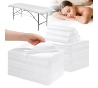 200 Pcs Disposable Bed Sheets 31" x 71" Massage Table Sheets Non Woven Fabric SPA Bed Cover Breathable for Massage Beauty Tattoos Massage Bed Cover for Ultimate Hygiene