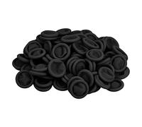 200 Pcs Disposable Finger Protectors, Finger Cots, Latex Anti-Static Finger Tip Rubber Protect Keeping Dressing Dry and Clean, for Beauty Electronic Repair (Black)