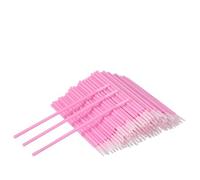 200 Pcs Disposable Micro Applicator Brush Micro Brushes Disposable Lash Mascara Applicators for Eye Lashes Brows Eyelash Extension (Pink)