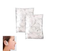 200 Pcs Ear Covers for Shower Ear Shower Caps Ear Covers Ear Covers for Hair Dying Earring Covers for Swimming Waterproof Ear Covers for Showering,for Practical Tools to Cover your Ears when Showerin