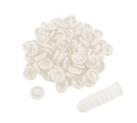 200 Pcs Finger Covers Protect Finger Sleeves,Finger Cots Protectors Anti-Static,Protect Keeping Dressing Dry and Clean,Disposable Finger Gloves White,Finger Cots for Keeping Dressing Dry and Clean