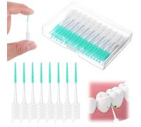 200 Pcs Flossing Picks, Cleaning Teeth s Sticks Floss Brush Picks for Teeth Suitable for Adults Old Cleaning Tooth ()