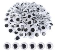 200 Pcs Googly Eyes for Crafting Self Adhesive Wiggle Eyes 20mm Large Googly Eye Stickers Fake Stick on Eye for Crafts DIY Decoration