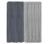 200 Pcs Gray Pipe Cleaners Craft, 2 Colors 11.8 inch Long Chenille Stems Bulk, Thick Fuzzy Pipe Cleaners for DIY Art Craft Project Supplies, Decorations and Gift (6 mm x 30 cm)