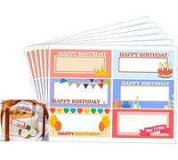 200 Pcs Happy Birthday Gift Tags Sticker,1x2 Inches Happy Birthday to and from Name Sticker for Gift Calendar Present