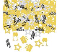 200 PCS Happy Retirement Confetti, The Legend Has Retired, Retirement Table Decorations, Farewell Going Away Party Decoration, Funny Official Retired Party Supplies Black Gold Silver