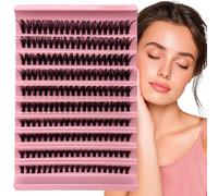 200 Pcs Individual Eyelashes - Cluster Lashes for DIY At Home, Lightweight Comfort & Customizable Volume, Natural Look for Everyday Wear and Special Occasions, 8-16mm
