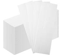 200 Pcs Kraft Paper Bags Kraft Churro Bags Grease Silverware Sleeves for Resistant Utensils Cutlery Cookies Bakery Candy Treats (White)