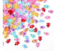 200 Pcs Luminous Mini Resin Animals Mini Turtles Tiny Resin Animals For Crafts Dollhouse Miniatures Glow in The Dark Miniature Turtles for Crafts for Fairy Garden Dollhouse Micro Landscaping