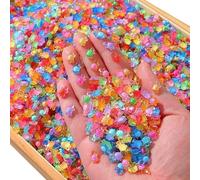 200 Pcs Luminous Mini Resin Turtles,Cute Glow-in-the-dark Mini Turtles,Tiny Plastic Animals,Cute Luminous Tiny Turtle,for DIY Crafts, Garden Landscape,Aquarium and Potted Plants Decor,with Storage Box